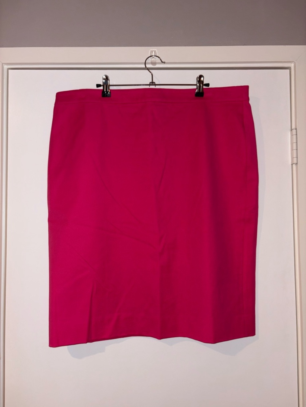 J. Crew Hot Pink Pencil Skirt